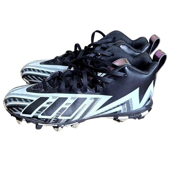 adidas Freak Spark 23 Molded Football Shoe, Black/White/Black, 7 US Unisex Big K - Picture 1 of 16